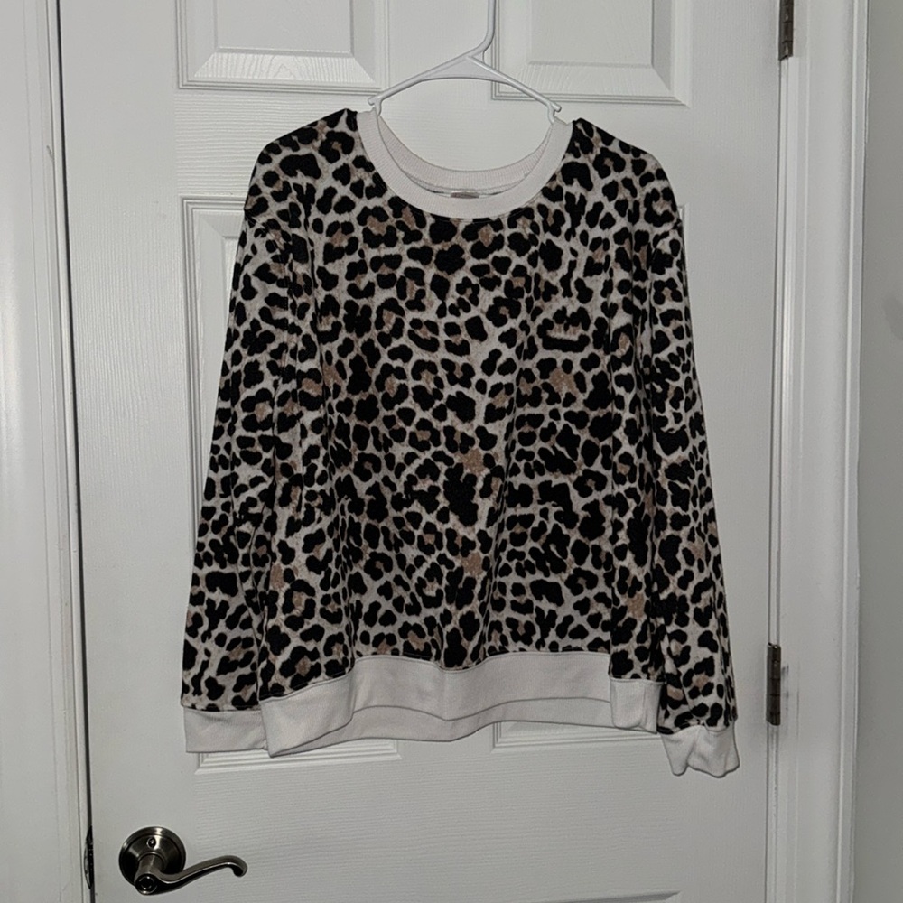 Leopard Print Sweatshirt